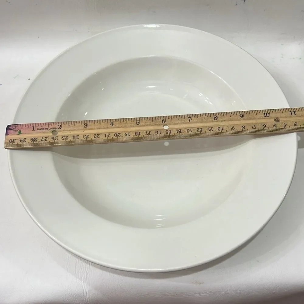 Mikasa Color Spectrum Serving Pasta Salad Bowl CA900 Alpine White 11 In Round